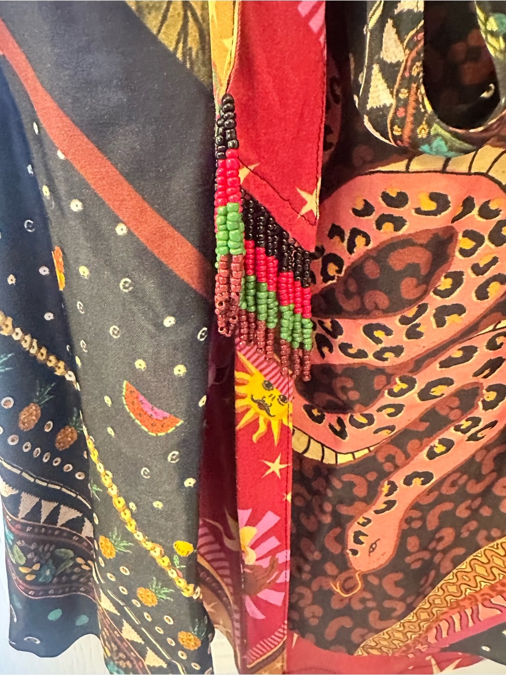 FARM Rio Bold Multicolor Printed Tie-Waist Kimono - Picture 4 of 7